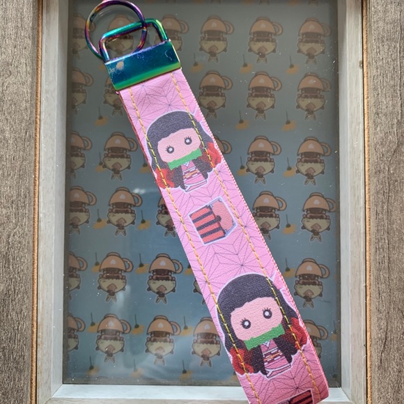 Nezuko wristlet, anime key fob - Picture 8 of 8